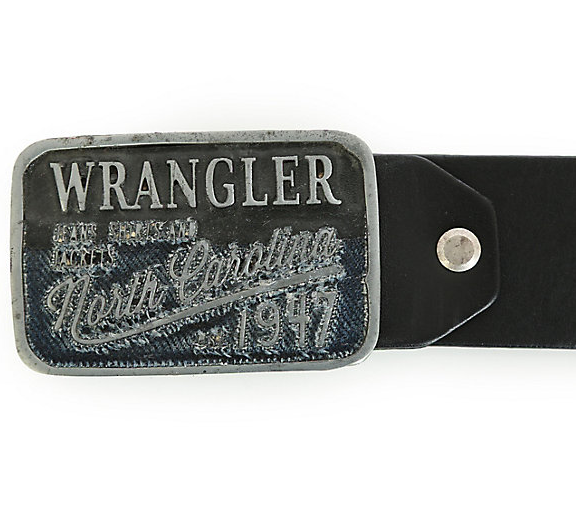 Ремень Wrangler Mens CTF Buckle Belt - Black