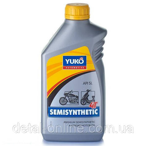 Напівсинтетична моторна олія YUKO Semysinthetic 4T 10W-40 (1л), фото 1