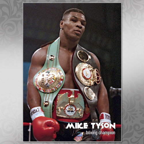 Плакат бокс Майк Тайсон А3 | Mike Tyson 004, фото 1