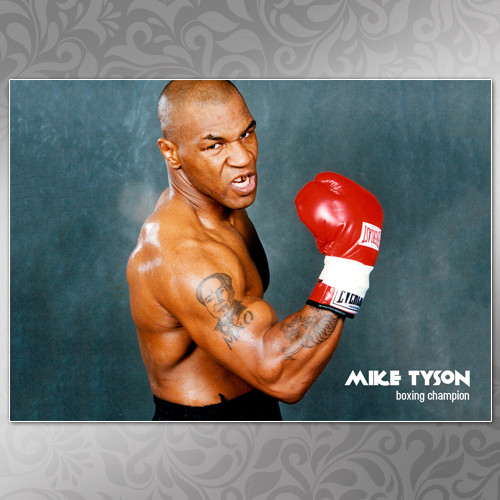 Плакат бокс Майк Тайсон А3 | Mike Tyson 005, фото 1