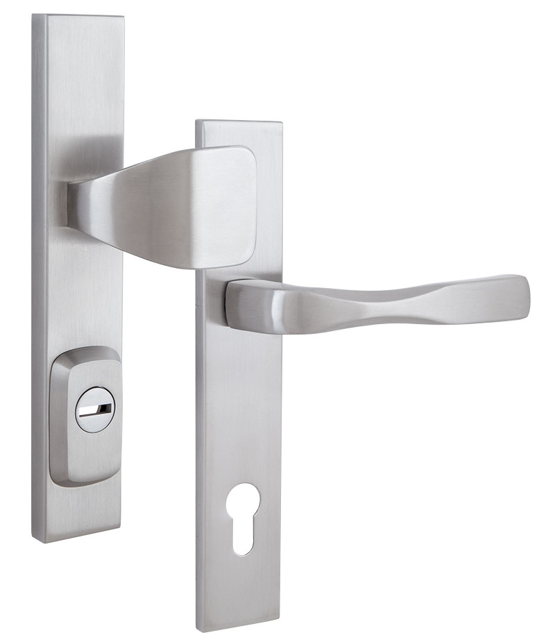 Захисна фурнітура ROSTEX RN1/RN4 R fix-mov 90 мм нержавіюча сталь матова 3 клас (Чехія)