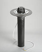 Водостічна воронка 110/600 мм для плоскої покрівлі з притискним фланцем і обігрівом