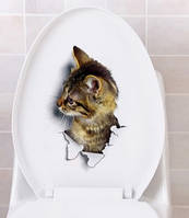 3-D-наліпка для інтер'єру Кіт