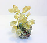 Дерева з каменів ⁇ сувенірне деревце з цитрину S ⁇ декор для дому, фото 3