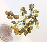 Дерева з каменю  ⁇  декоративне дерево з тигрового ока М  ⁇  кварцові дерева, фото 2