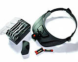 Бінокулярні монтажні окуляри Magnifier 81001-F лупа з підсвіткою, фото 4