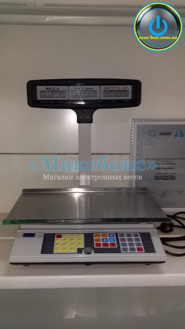 Весы электронные торговые ВТА-60/15-5-Т-Ш-А (ЖКИ)