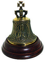 Икона Святая Елена на бронзовом колоколе
