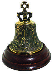Ікона Свята Олена на бронзовому дзвоні