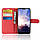 Чохол для Nokia 6.1 Plus / Nokia X6 / TA-1116 5.8" книжка PU-Шкіра червоний, фото 2