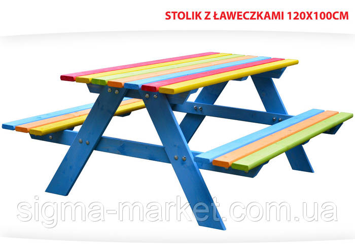 Песочница с накрытием+ Стол с двумя скамейками, цена 7390 грн — Prom.ua ...