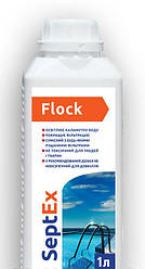 Рідкий коагулянт (флокулянт) для усунення каламутності води SeptEx Flock, 1 л