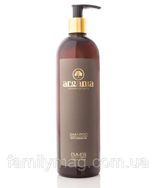 ♛Шампунь з аргановою олією «Секрети Цукри» Argania Sahara Secrets shampoo Emmebi Italia 500 ml