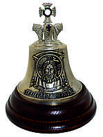Икона Спас Нерукотворный на бронзовом колоколе