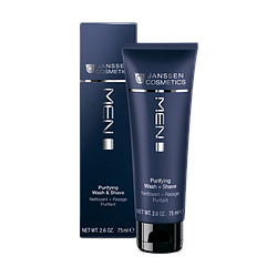 Крем для вмивання й гоління з D-пантенолом JANSSEN MAN PURIFYING WASH&SHAVE 75 мл