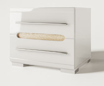 Тумбочка приліжкова в спальню чи вітальню з МДФ/ДСП Бянко Світ Меблів