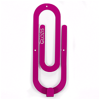 Вешалка настенная Крючок Glozis Clip Purple H-015 26 х 10см