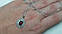 Кулон з ланцюжком срібний 925 натуральний рубін, цирконій., фото 6