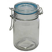 Банка з кришкою, для приправ, 300 мл, прозорий/блакитний, CH-4078