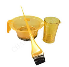 Набір для фарбування волосся 3 в 1 (Жовтий)