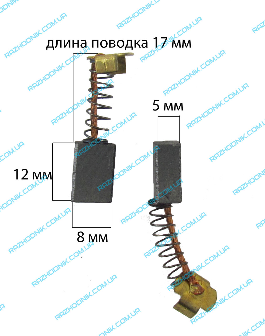 Графітова щітка 5х8х12