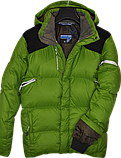 Чоловічий зимовий гірсько- лижний пуховик Salomon зелений, фото 2