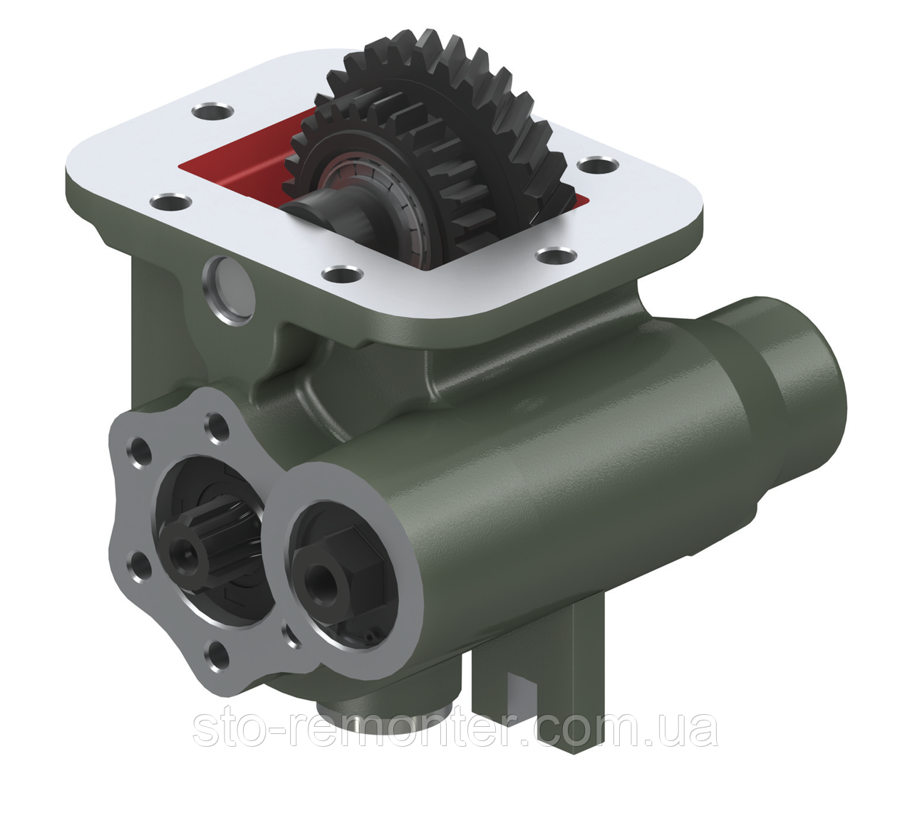 Коробка відбору потужності ZF Ecolite 6 S 300, 6 S 350, 6 AS 300, VD2832,6, 2833,6 Renault, Iveco