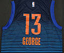 Вишивка Чоловіча майка темносиня Nike George No13 Oklahoma Thunder, фото 6