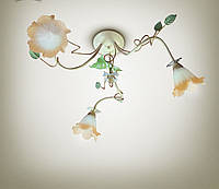 Потолочная люстра в стиле флористика для спальни, кухни 15203 серии "Катерина"