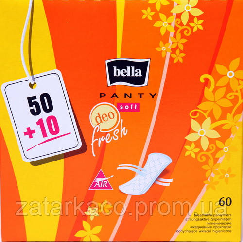 Bella Panty Soft 50+10 Щоденні прокладки (Польща)