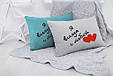 Подушка для закоханих «Я завжди з тобою» флок, фото 2