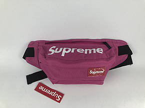 Сумка на пояс Бананка Барыжка Supreme Супрім Pink Рожева, фото 2