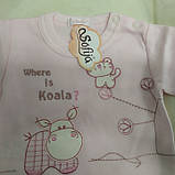 Подарунковий блакитний комплект для новонародженого 62 Салі- Малі Sofija, фото 10