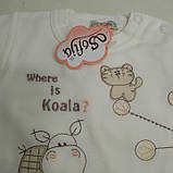 Подарунковий блакитний комплект для новонародженого 62 Салі- Малі Sofija, фото 6