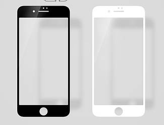 Захисне скло 9D Повної обклейки iPhone 7 Plus / 8 Plus, Захисне скло