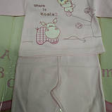 Подарунковий блакитний комплект для новонародженого 62 Салі- Малі Sofija, фото 8