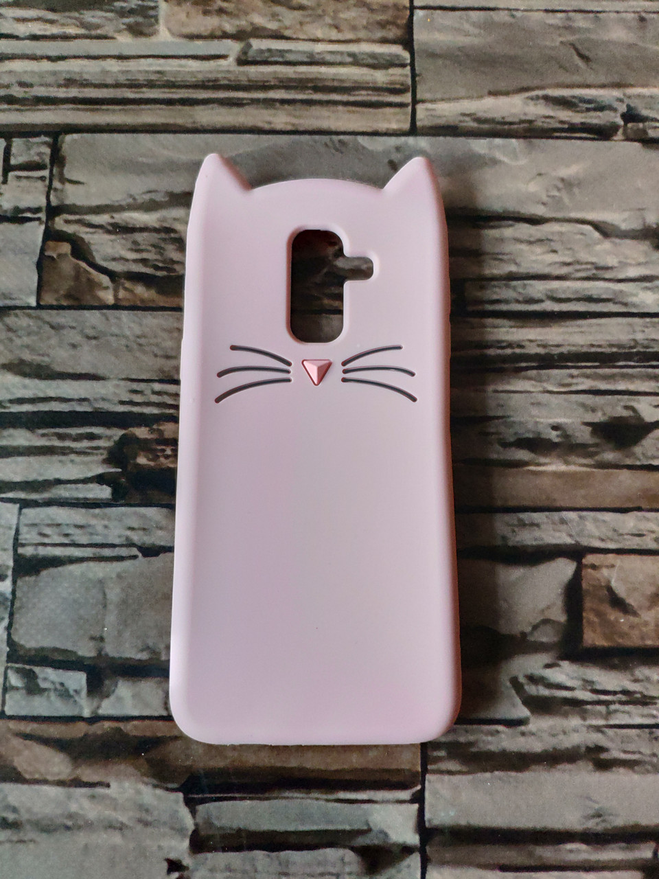 Гумовий чохол 3D для samsung A6 plus 2018