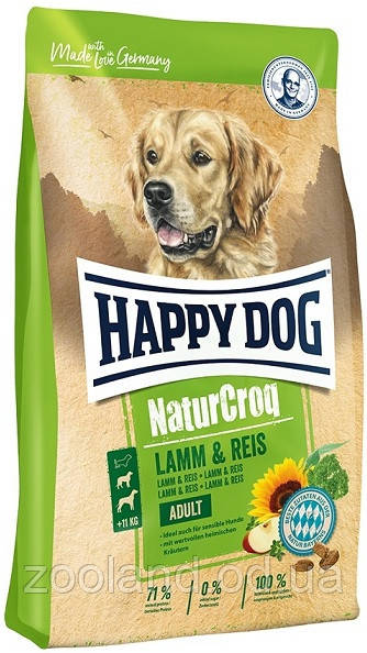 60528 Happy Dog NaturCroq ягня та рис, 4 кг