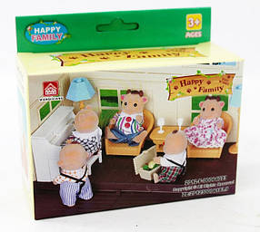 Вітальня для флоксових тварин Happy Family 012-09B з піаніно (аналог Sylvanian Families)