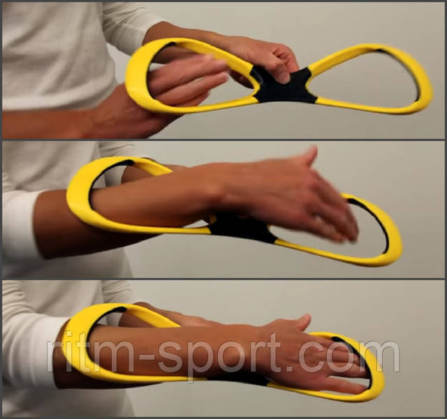 Восьмерка для тренировки гребка Восьмерка для плавания надевается на руку