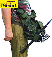 Сумка для ходовой рыбалки с держателем удилища - СКАУТ S55cout 1.0 "Свободные руки"