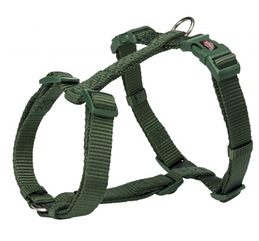 Шлея Trixie Premium H-Harness для собак нейлонова, 42-60 см/ 15 мм. оливкова