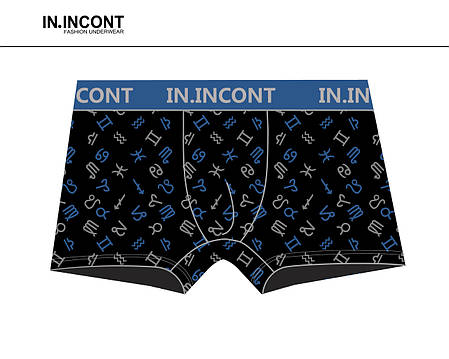 Чоловічі Боксери Стрейчеві Марка «IN.INCONT» Арт.8024, фото 1