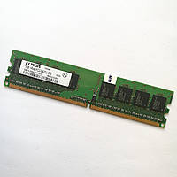 Оперативная память Elpida DDR2 1Gb 800MHz PC2 6400U CL6 (EBE10UE8ACWA-8G-E) Б/У, фото 1