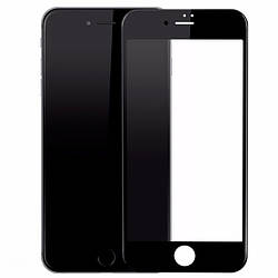 Захисне скло 9D Повної обклейки iPhone 6s/ iPhone 6, Захоплення скло Чорний, black