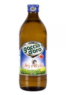 Масло рисовое (рисовых отрубей), 1л, Goccia D`oro