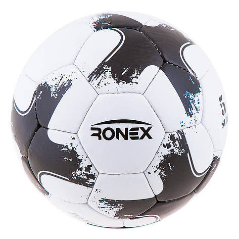 Мяч футбольный Grippy Ronex 2020-OMB черный RXG-OMB20B, фото 2