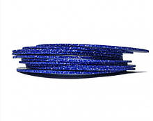 Цукрова стрічка для декору нігтів - Синя 2 мм
