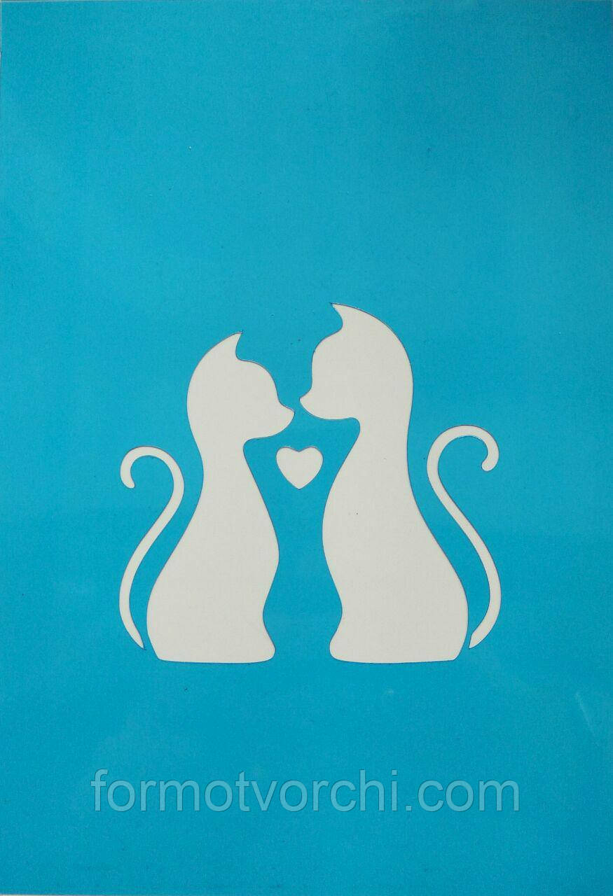 Трафарет "Котики 1"