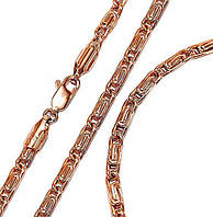 Набір: ланцюжок + браслет XР. Позолота ЧВ. Довжина ланцюжка: 50 см, ширина: 3 мм. Довжина браслета: 20 см.